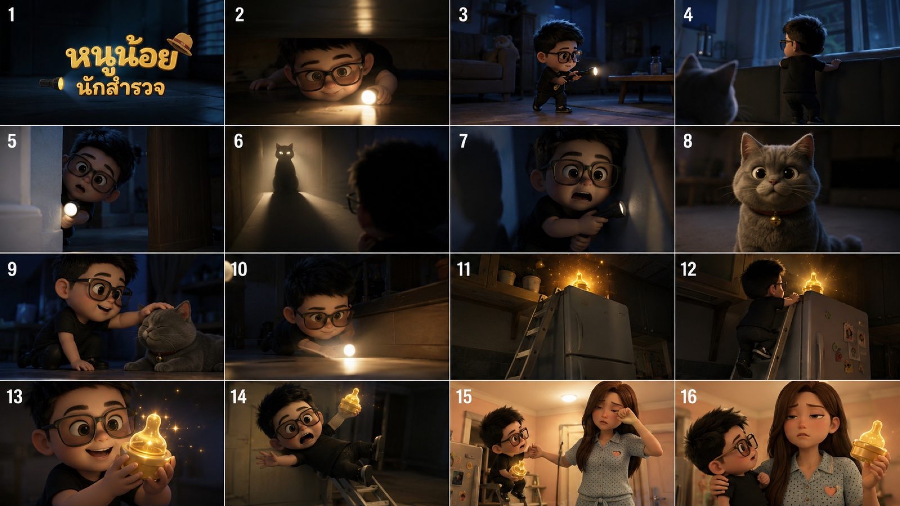 ตัวอย่างที่ไม่ควรทำ การ์ตูน 3D